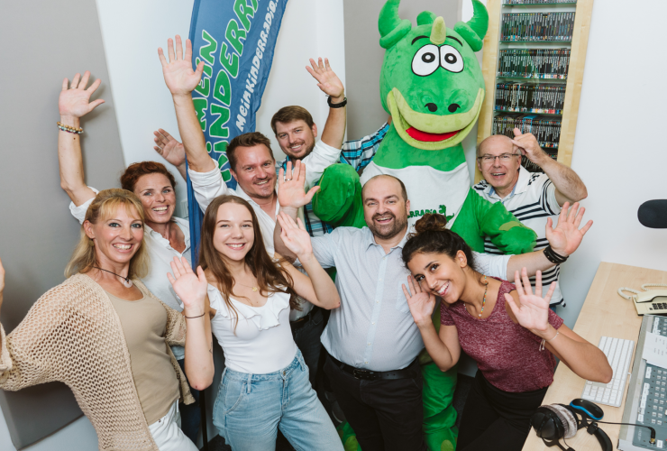 Mein Kinderradio / Team im Studio